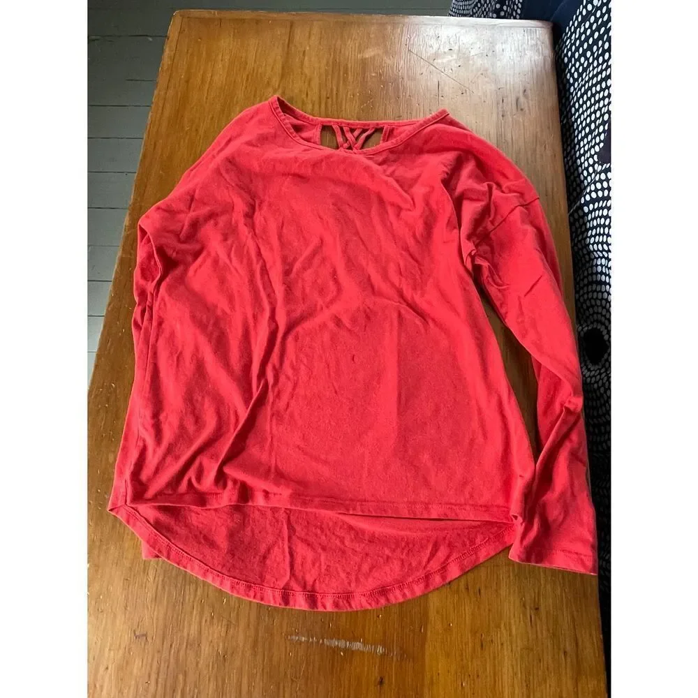 Bundle of old Navy long sleeve tops gold striped, navy and purple with gold and